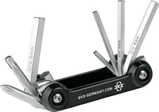 SKS set 3 bandenlichters, fietspomp en multitool — afbeelding 4