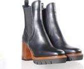 MAURY Dames Chelseaboot Zwart "MALAGA" - maat 38