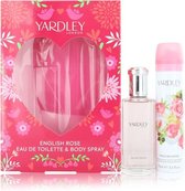 English Rose Yardley by Yardley London   - Gift Set - 50 ml Eau De Toilette Spray + 80 ml Deodorant Spray