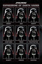 Pyramid Star Wars Expressions of Darth Vader  Poster - 61x91,5cm