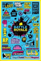 Pyramid Battle Royale Infographic  Poster - 61x91,5cm