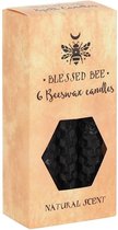 Attitude Holland Kaars Pack of 6 Black Beeswax Spell Candles Zwart