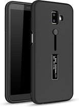 EmpX Telefoonhoesje - Back Cover - Geschikt Voor Samsung Galaxy J6+ (2018) - Zwart