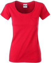 James and Nicholson Dames/dames Zak T-Shirt (Rood)