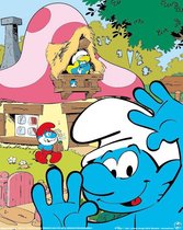 The Smurfs Close Up - Mini Poster