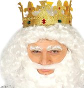 Guircia verkleed kroon voor volwassenen - goud - foam - koning - koningsdag/carnaval
