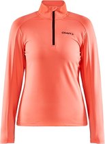 Craft Core Gain midlayer dames ski pulli met rits roze