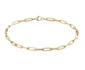Traveller Ketting Dames Edelstaal Goudkleurig 48cm 181005
