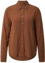 Only Bloes Dames Yolanda Ls Shirt - Bruin | S