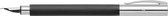 Faber Castell FC-148143 Vulpen Ambition Zwart Geborsteld Edelhars B