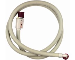 WPRO 481953028925 Toevoerslang Met Waterslot 3/4'' Recht - 3/4'' Gehoekt 90 °c 1.50 M