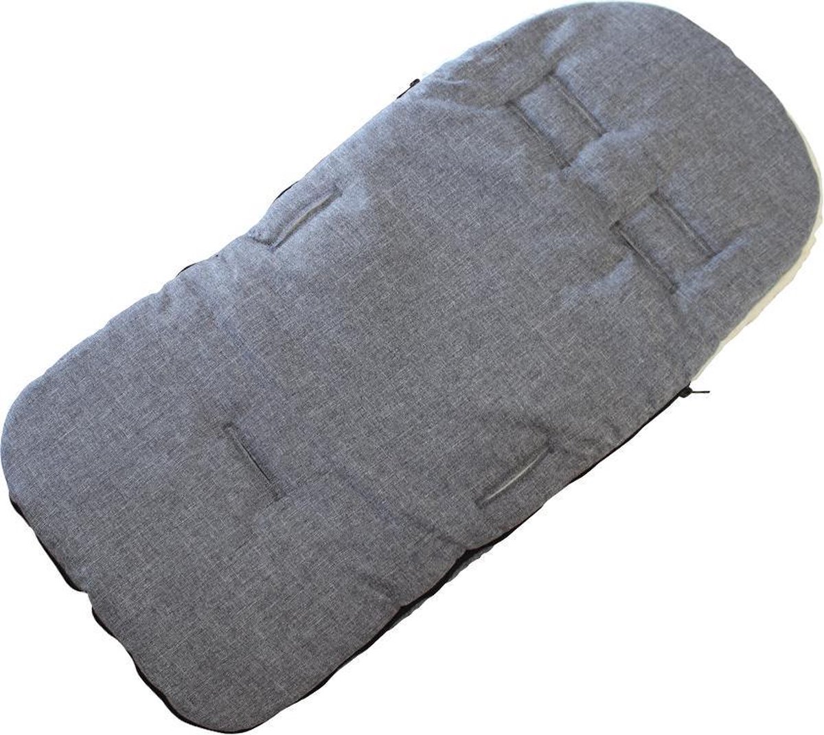 Chancelière D\'Hiver Universelle Poussette Noire - Imperméable, Réfléchissante, Fermeture Éclair
