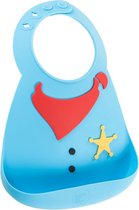 Make my Day Slabbetje - Bib Sheriff - blauw