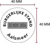 Stempelplaatje Colop R3040 Datum