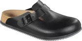 Birkenstock Boston sl black leather supergrip sole narrow - maat 37