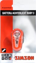 Simson Batterij achterlicht '' Ruby'' 3