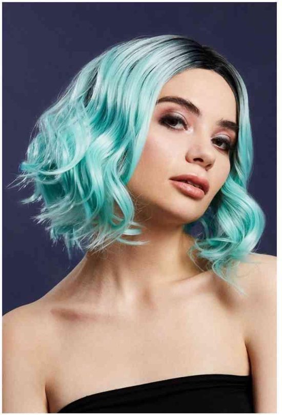 Perruque Fever Kourtney Blend Deux Tons Vert Menthe Poivrée