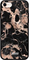 iPhone 7 Hoesje TPU Case - Rose Gold Marble #ffffff