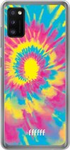 Samsung Galaxy A41 Hoesje Transparant TPU Case - Psychedelic Tie Dye #ffffff
