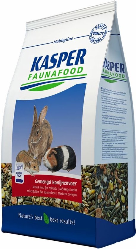analoog Koning Lear Likken Kasper Faunafood Hobbyline Gemengd Konijnenvoer met Rode Wortel - 3.5 kg |  bol.com