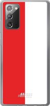 Samsung Galaxy Note 20 Hoesje Transparant TPU Case - Feyenoord #ffffff