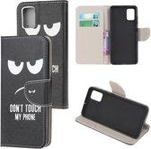 Book Case - Samsung Galaxy A31 Hoesje - Don’t Touch