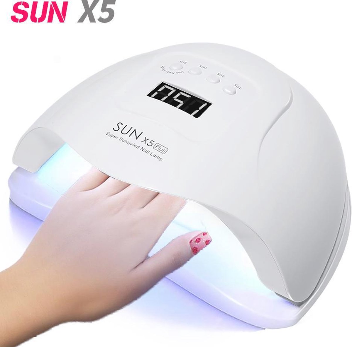 Sun X5 Nagellamp UV Lamp 80 Watt 36 Leds WIT Nageldroger