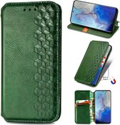 Luxe PU Lederen Wallet Case Voor Samsung Galaxy S20 Ultra/Ultra 5G - Portemonnee Book Case Flip Cover Hoesje Met Multi Stand Functie - Kaarthouder Card Case Beschermhoes Sleeve Met Pasjes Hou
