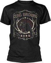 Zac Brown Heren Tshirt -L- Black Crow Zwart
