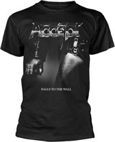 Accept Heren Tshirt -M- Balls To The Wall Zwart