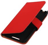 Wicked Narwal | bookstyle / book case/ wallet case Hoes voor HTC Desire 510 Rood