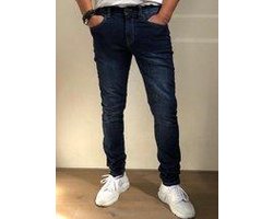 MASKOVICK Heren Jeans Milano stretch SlimFit - Dark Used - W28 X L32