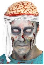 SMIFFYS - Hoed schedel met verband Halloween voor volwassenen - Hoeden > Overige
