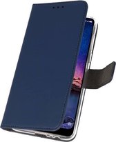 Wicked Narwal | Wallet Cases Hoesje voor XiaoMi Redmi Note 6 Pro Navy