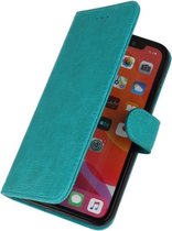 Wicked Narwal | bookstyle / book case/ wallet case Wallet Cases Hoes voor iPhone 11 Pro Max Groen