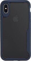 Wicked Narwal | Focus Transparant Hard Cases voor iPhone XS Navy Navy