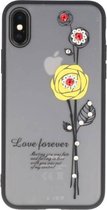 Wicked Narwal | Love forever hoesjes voor iPhone X geel