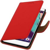 Wicked Narwal | bookstyle / book case/ wallet case Hoes voor HTC X10 Rood