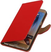 Wicked Narwal | bookstyle / book case/ wallet case Hoes voor Samsung Galaxy S6 Edge Plus G928T Rood