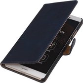 Wicked Narwal | Bark bookstyle / book case/ wallet case Hoes voor sony Xperia E4g Donker Blauw