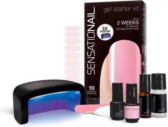bol.com | Sensationail Starter kit Pink Chiffon - Gel nagellak
