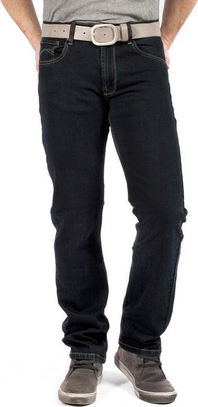 Maskovick Heren Jeans Clinton stretch Regular - Kleur: BlueBlack - Maat: