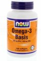Now Foods - Omega-3 Basis - 1000 mg Zuivere Visolieconcentraat - 100 Softgels
