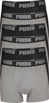 Puma Basic Boxer heren (6-pack) - zwart en donkergrijs -  Maat: S