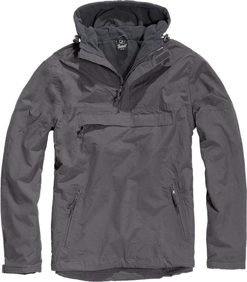 Brandit Windbreaker Windbreaker Polyester Basics Festival Antraciet