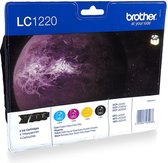 Brother LC-1220VALBPDR - Inktcartridge / Zwart / Geel / Magenta / Cyaan