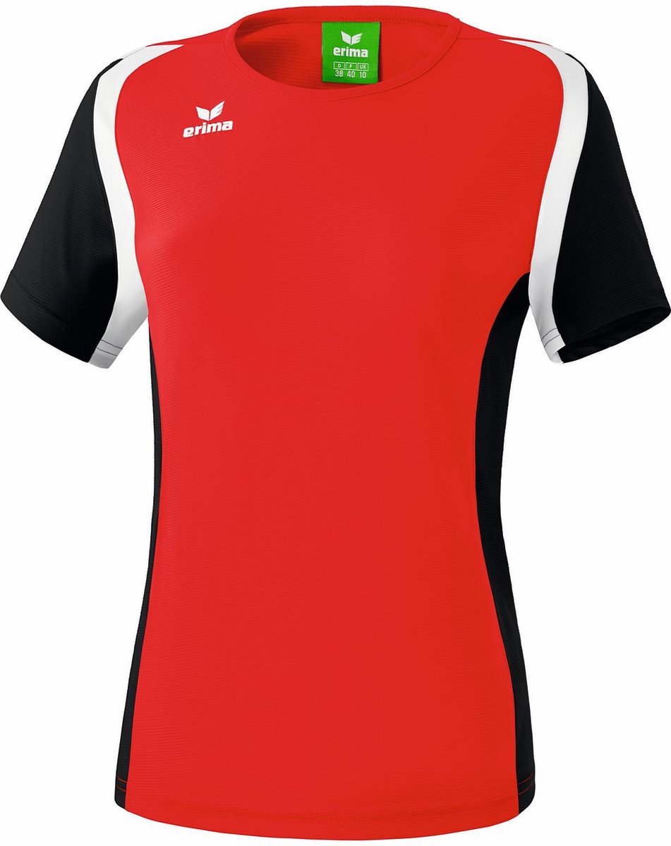Erima Razor 2.0 T-Shirt Dames - Rood / Zwart / Wit | Maat: 40