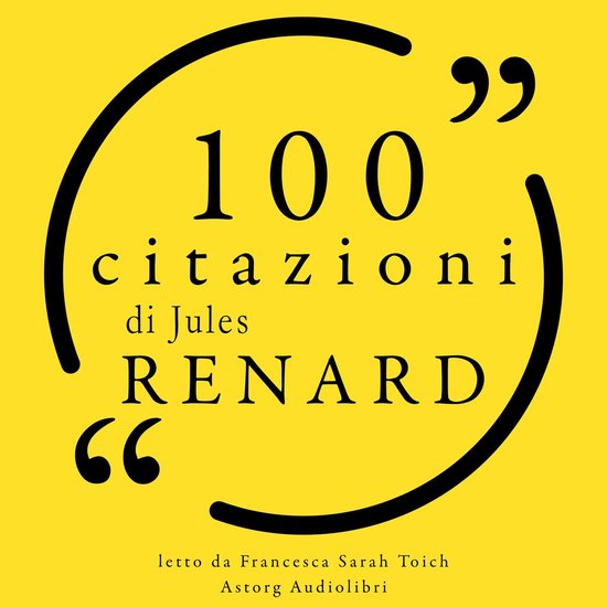 100 citazioni di Jules Renard - cover