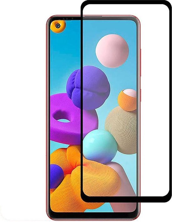 Samsung Galaxy A21S Screenprotector gehard glas - 2 Stuks