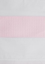 BINK Bedding Wieglaken Wafel (Pique) roze 75 x 100 cm